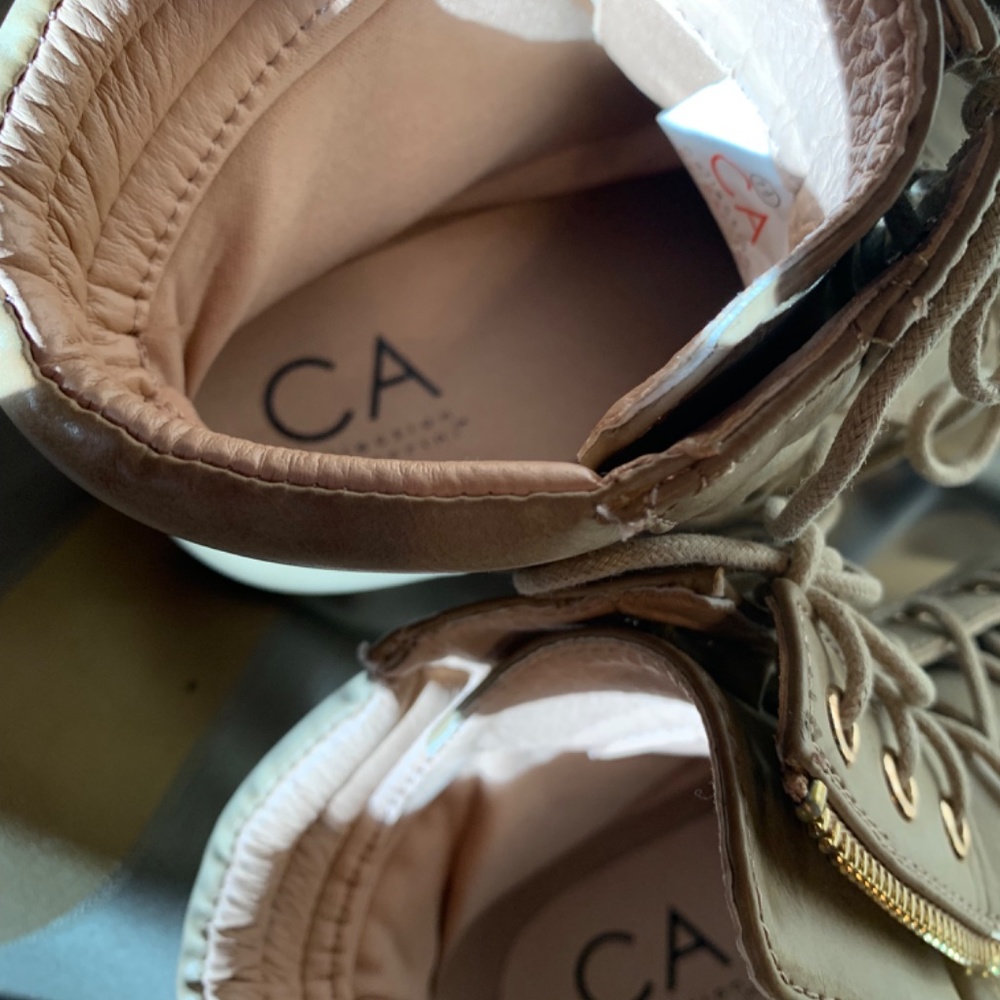 Ladies boots, light beige/off white - Picture 5 of 6